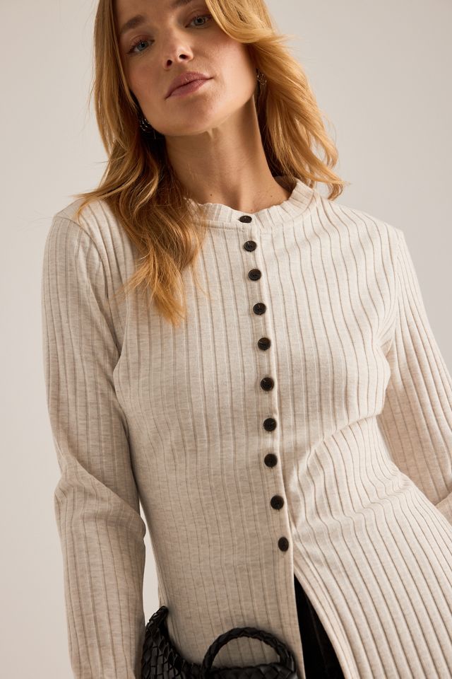 ALIGNE Daphne Rib Cardigan #3