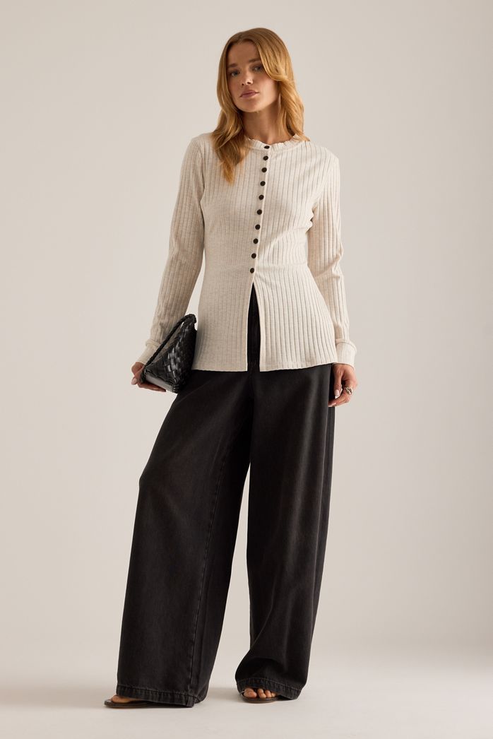 ALIGNE Daphne Rib Cardigan