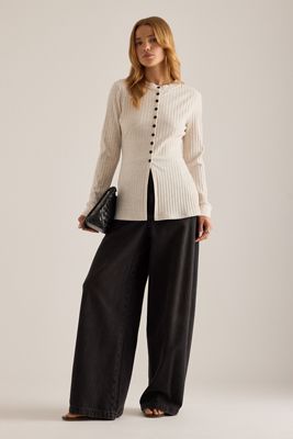 ALIGNE Daphne Rib Cardigan