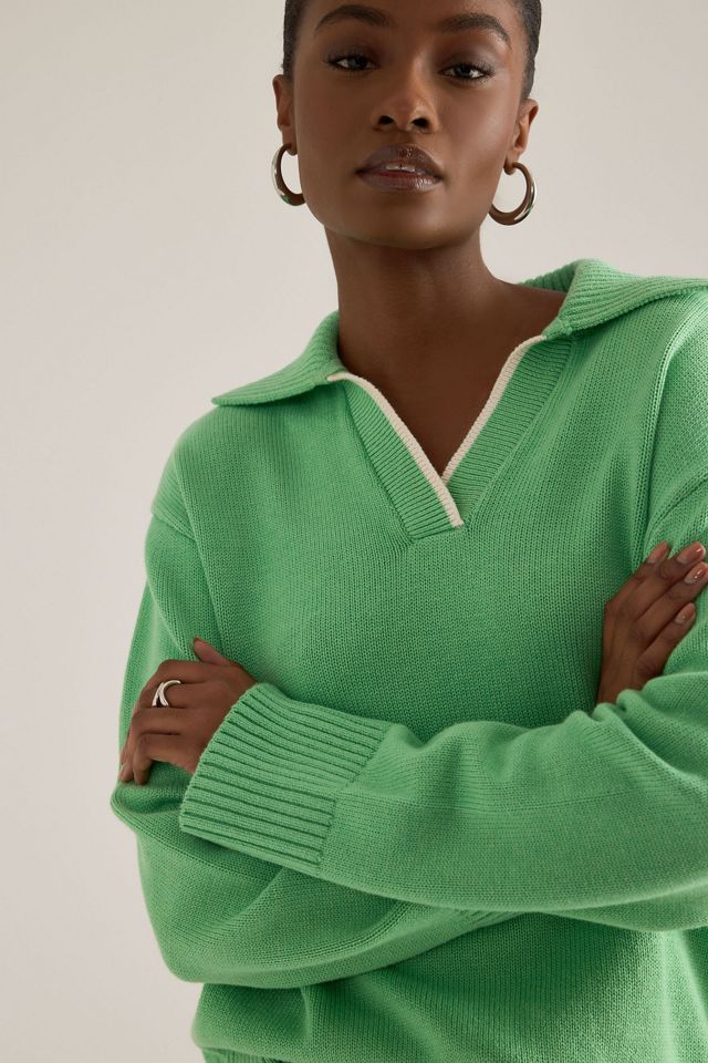 ALIGNE Judith Wool-Blend Polo Jumper #3