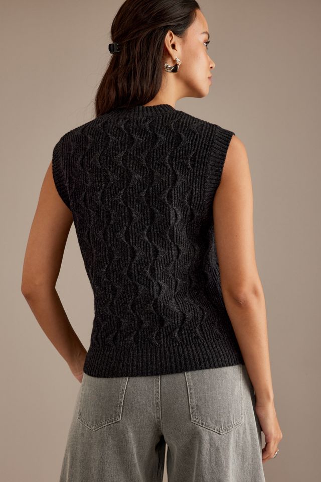 Gilet en laine Luna gris marengo Thinking Mu #2