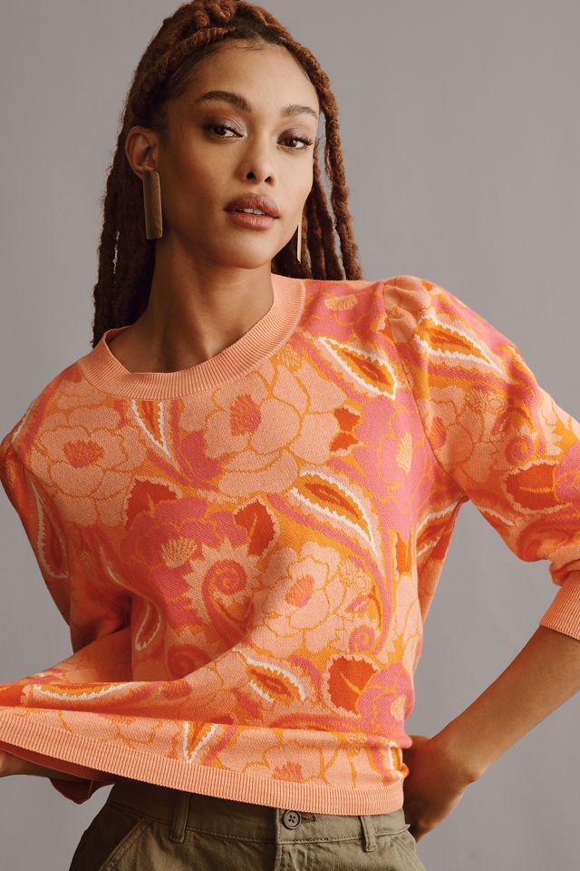 Farm Rio x Anthropologie Paisley Pullover Sweater #3
