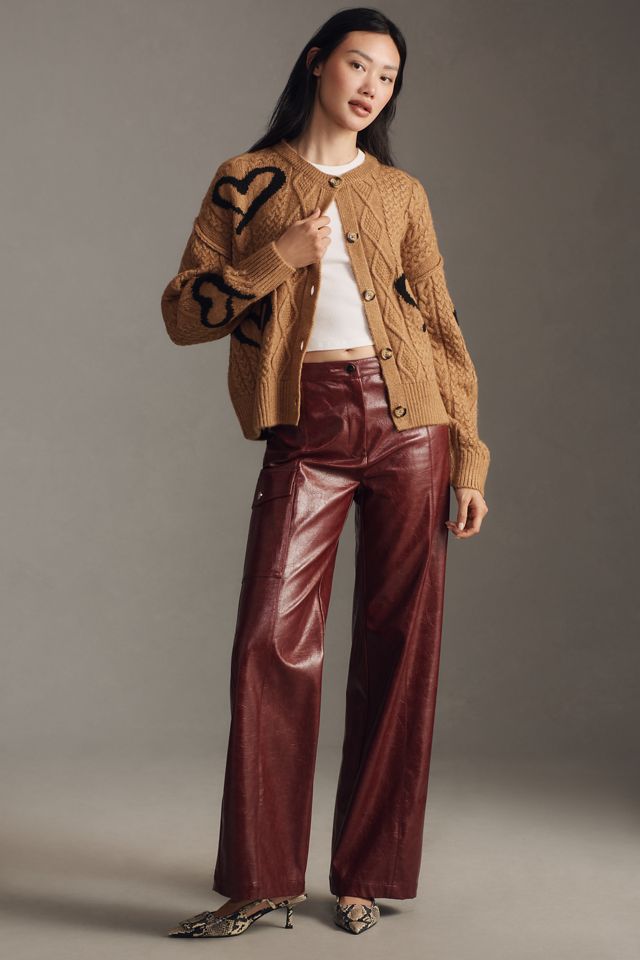 Maeve Graphic Intarsia Cardigan Sweater #3