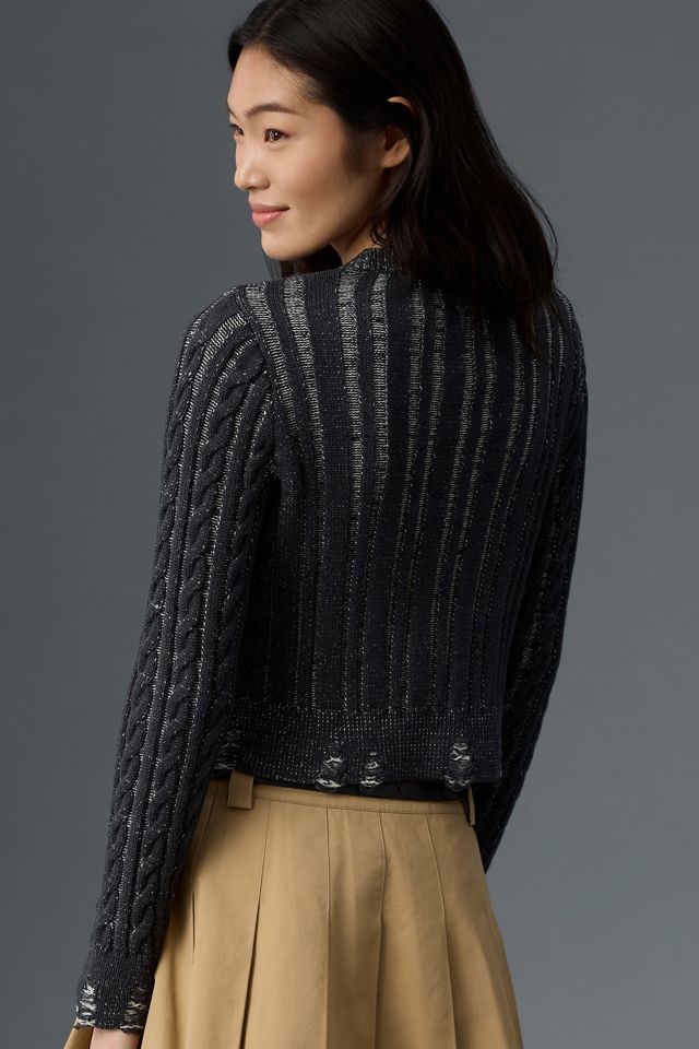 Pilcro Distressed Pullover Sweater #1