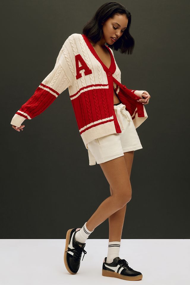 Oversized varsity cheap cardigan