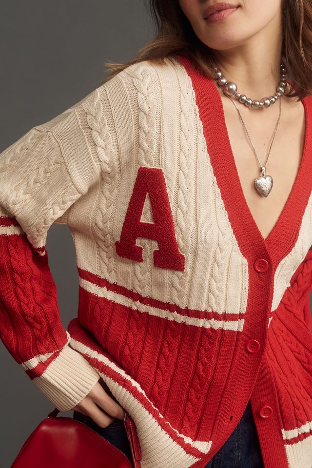 Maeve Cardigan Varsity oversize #1