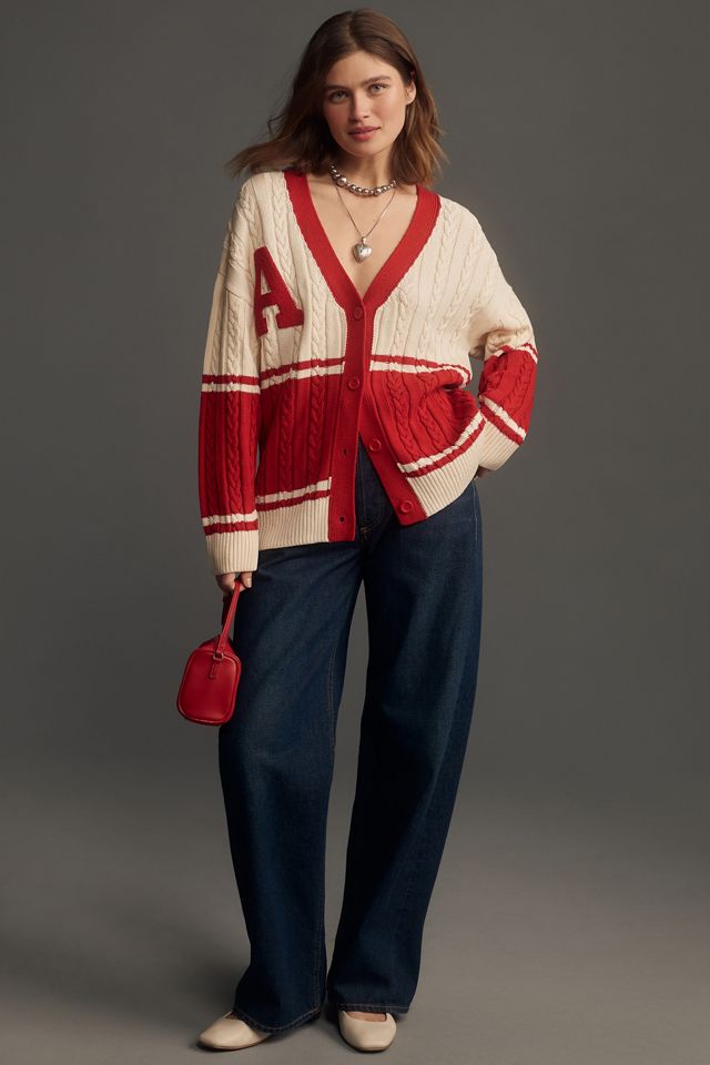 Maeve Cardigan Varsity oversize #3