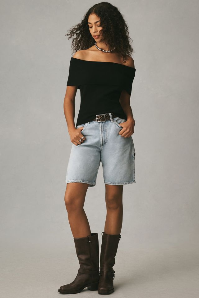 By Anthropologie Off-The-Shoulder Sweater Tank #2