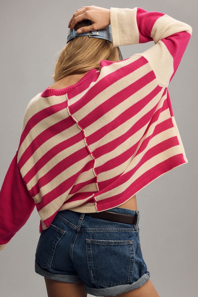 Floor Pop Stripe Pullover Sweater #1