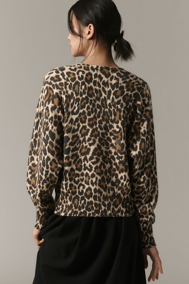 Essentiel Antwerp Generalite Leopard Cardigan Sweater #2