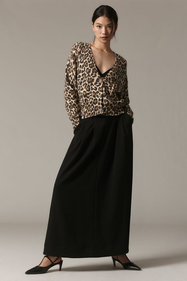 Essentiel Antwerp Generalite Leopard Cardigan Sweater #3