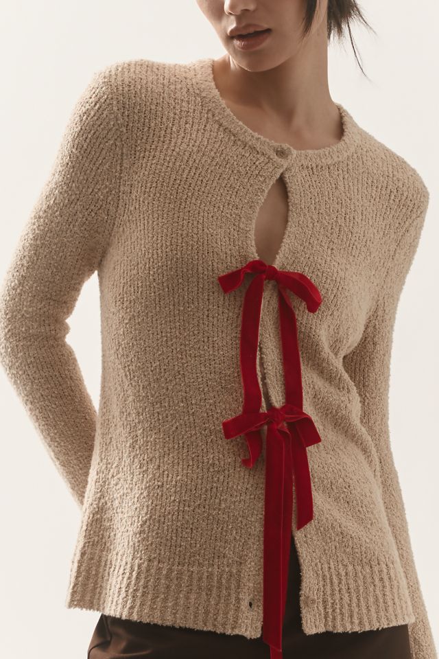 Lingua Franca Willa Bow Cardigan Sweater #2