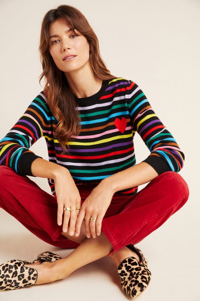 Chinti Parker Striped Cashmere Sweater Anthropologie