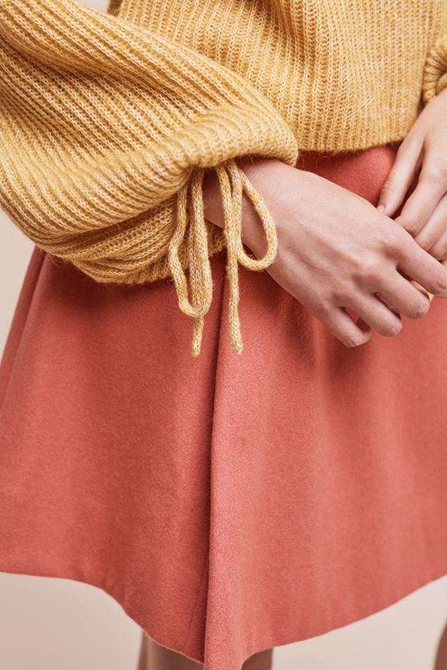Papillon Balloon-Sleeve Sweater #2