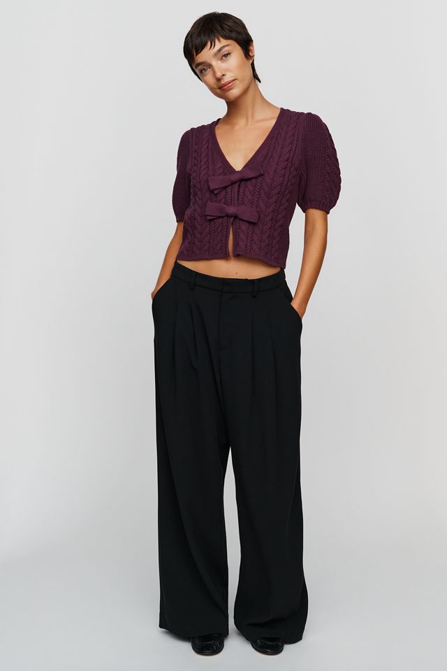 525 Alexandra 100% Cotton Bow Sweater #1