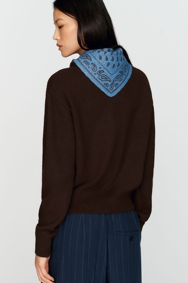 525 Pullover Sweater with Scarf #4
