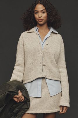 Grey Lab Chunky Knit Cardigan Sweater | Anthropologie