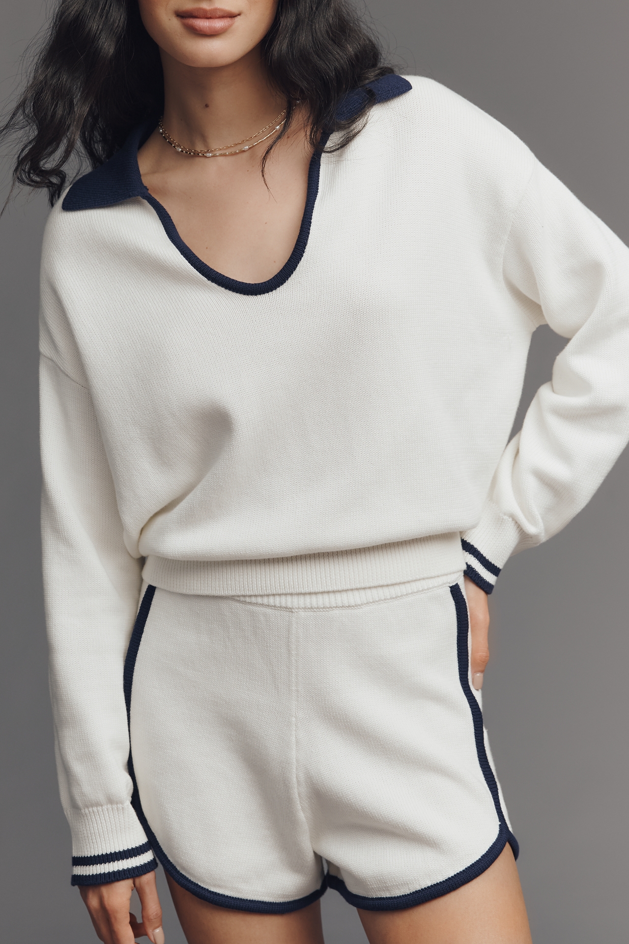 Joe's Jeans Cotton Romie Polo Sweater