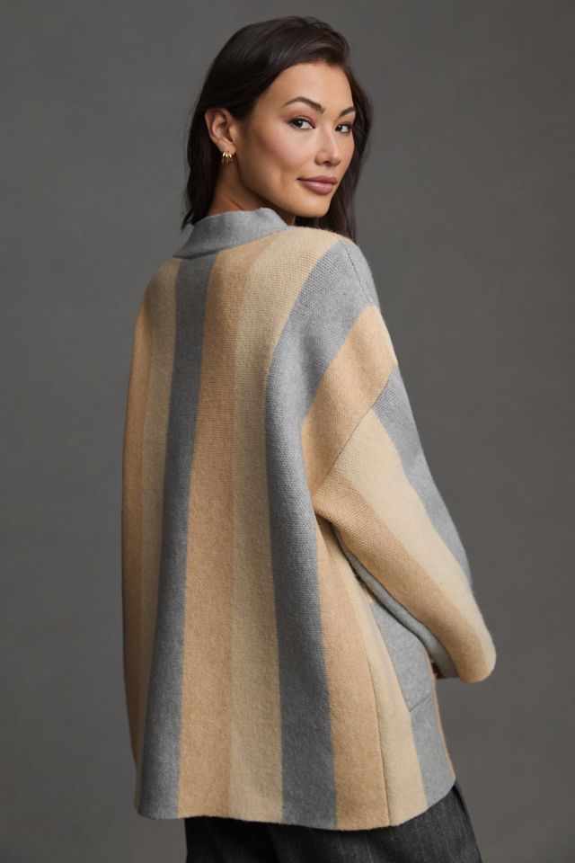 OAT Striped Cardigan Sweater #1