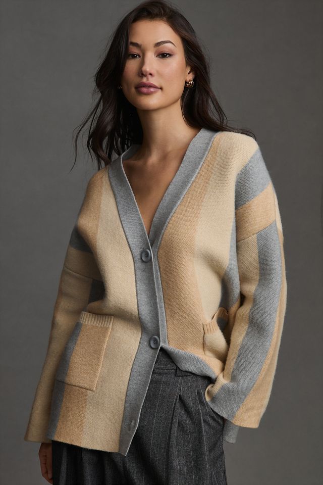 OAT Striped Cardigan Sweater #2