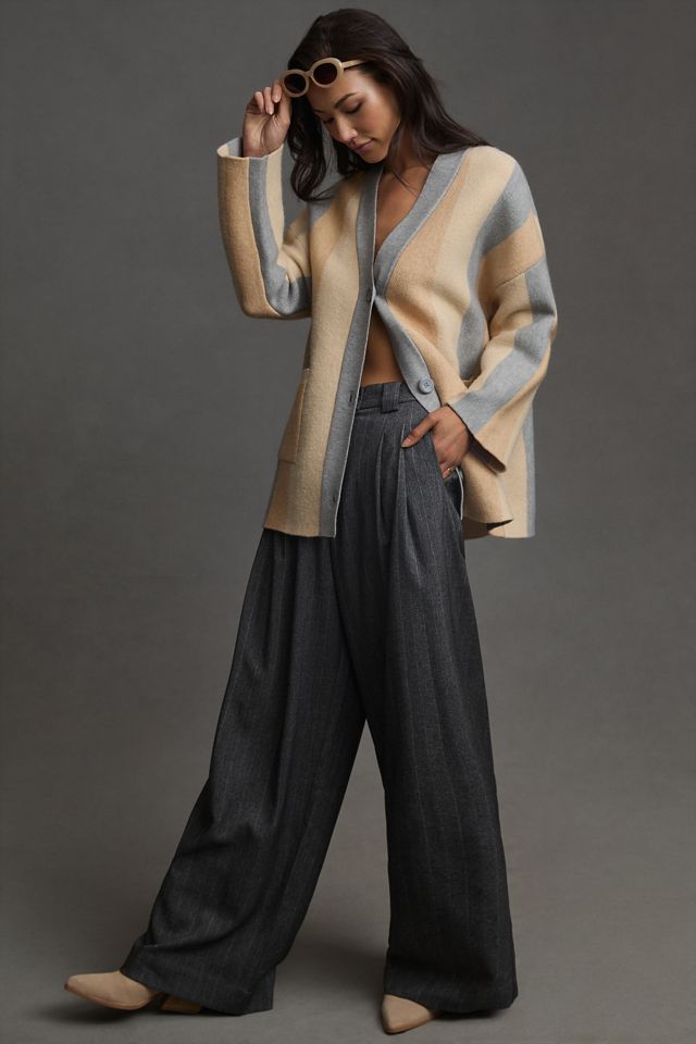 OAT Striped Cardigan Sweater #4
