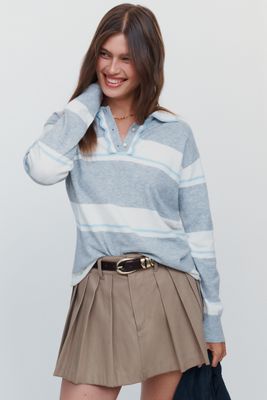 Design History x Maeve Scallop-Collar Sweater
