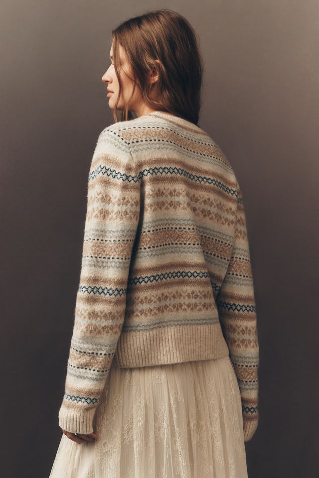 Design History Crew-Neck Fair Isle Sweater #1