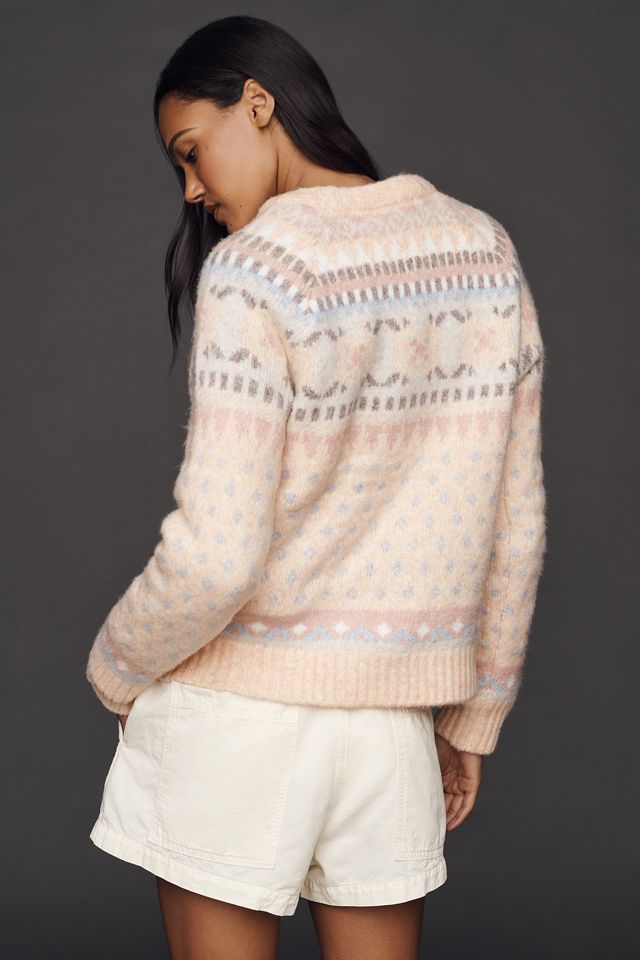 Design History Pastel Long-Sleeve Crewneck Sweater #3