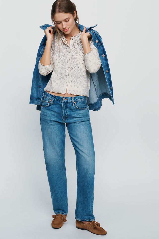 Pilcro Bandana Print Cardigan #2