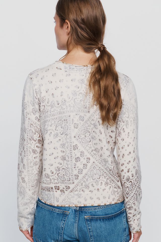 Pilcro Bandana Print Cardigan #3
