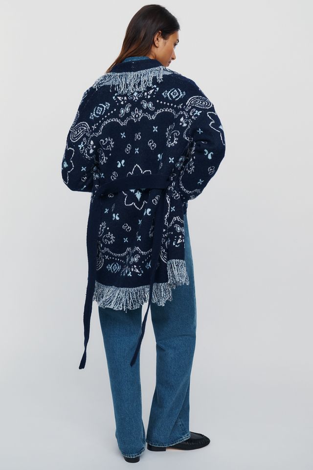 Pilcro Bandana Wrap Cardigan #1