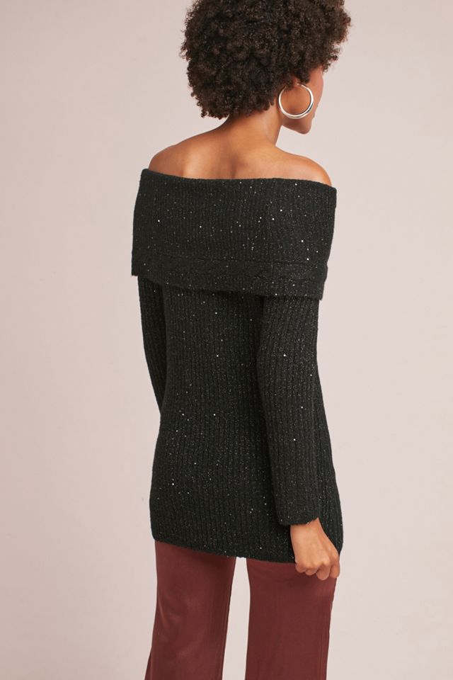 Sparkle Off-The-Shoulder Pullover #2