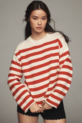 Nouveaux Geometric Half Zip Sweater | Anthropologie