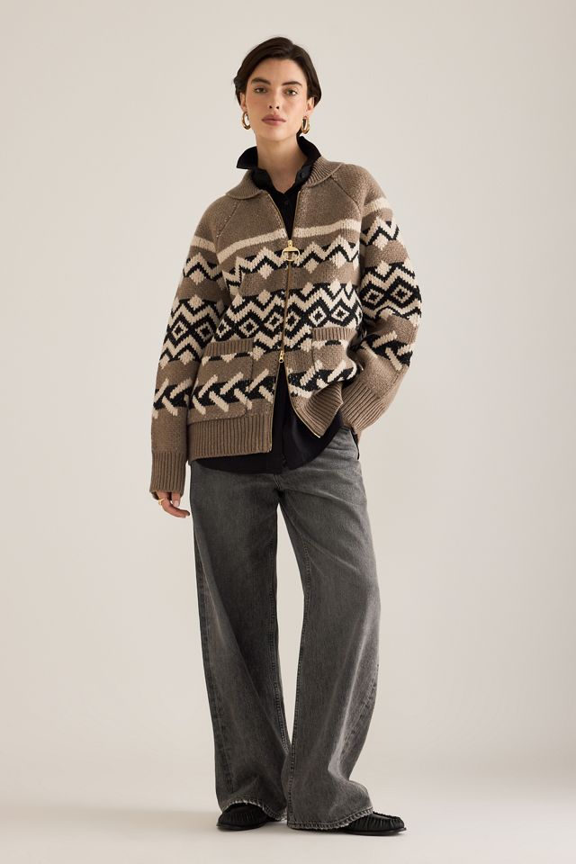 Barbour Klara Zip Wool Cardigan #3