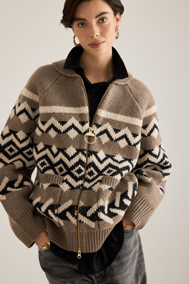 Barbour Klara Zip Wool Cardigan