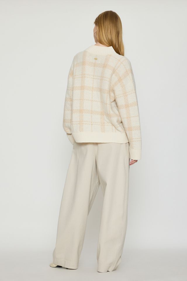 Pull à col cheminée en laine Delilah Barbour #5