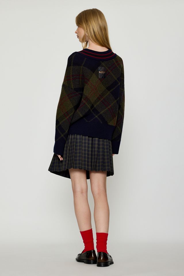 Barbour Shae Tartan Wool Jumper #4