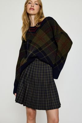 Barbour Shae Tartan Wool Jumper