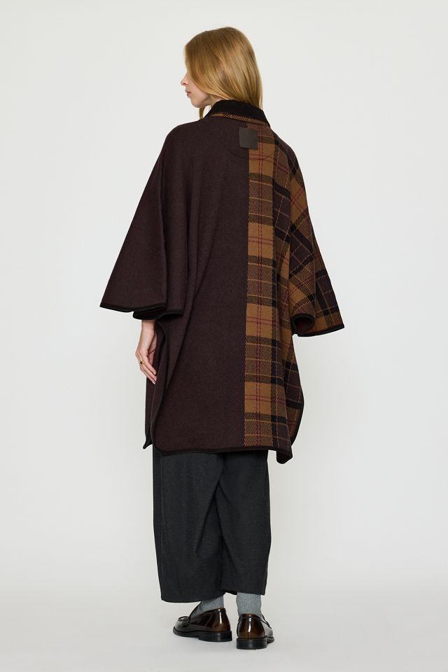 Barbour Elva Wool-Blend Knit Cape #5