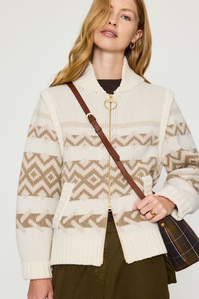 Jersey de Lana Barbour Maplewood con Cremallera Frontal #4