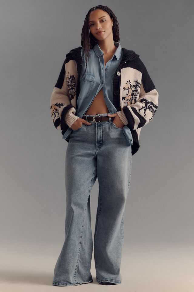Pilcro Horse Graphic Cardigan Sweater #7