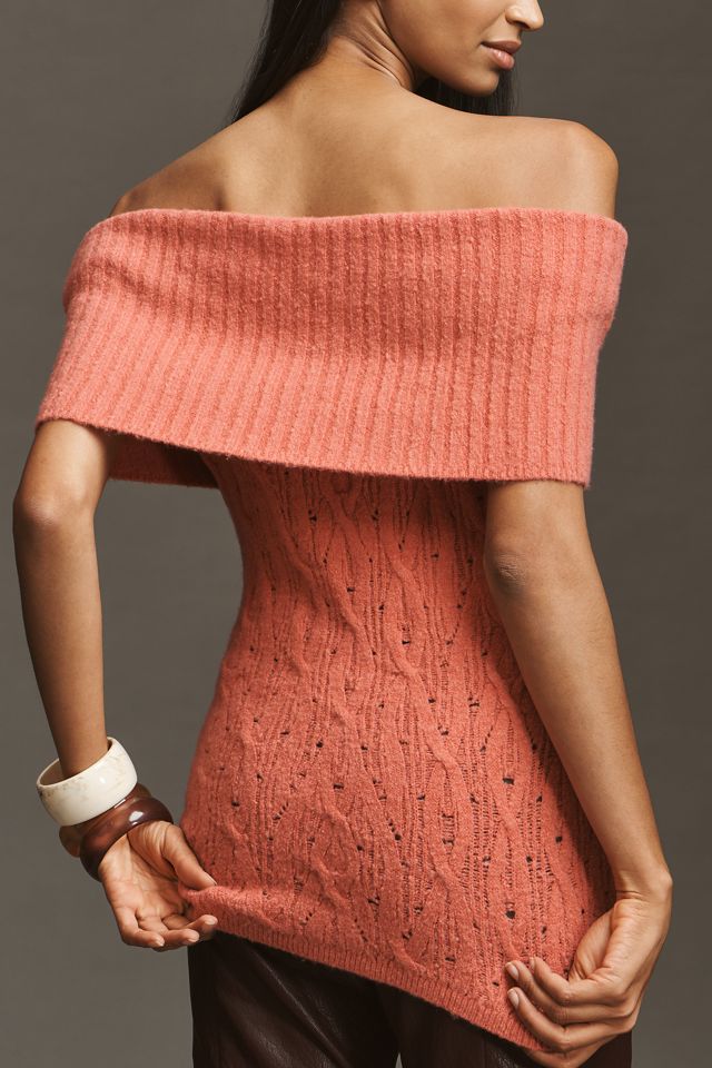 Pilcro Wool-Blend Off-Shoulder Sweater #2