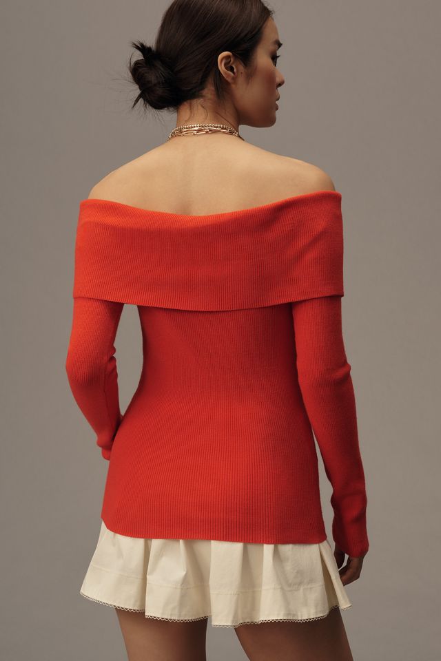 Bishop + Young Blaine Off-The-Shoulder Sweater #1