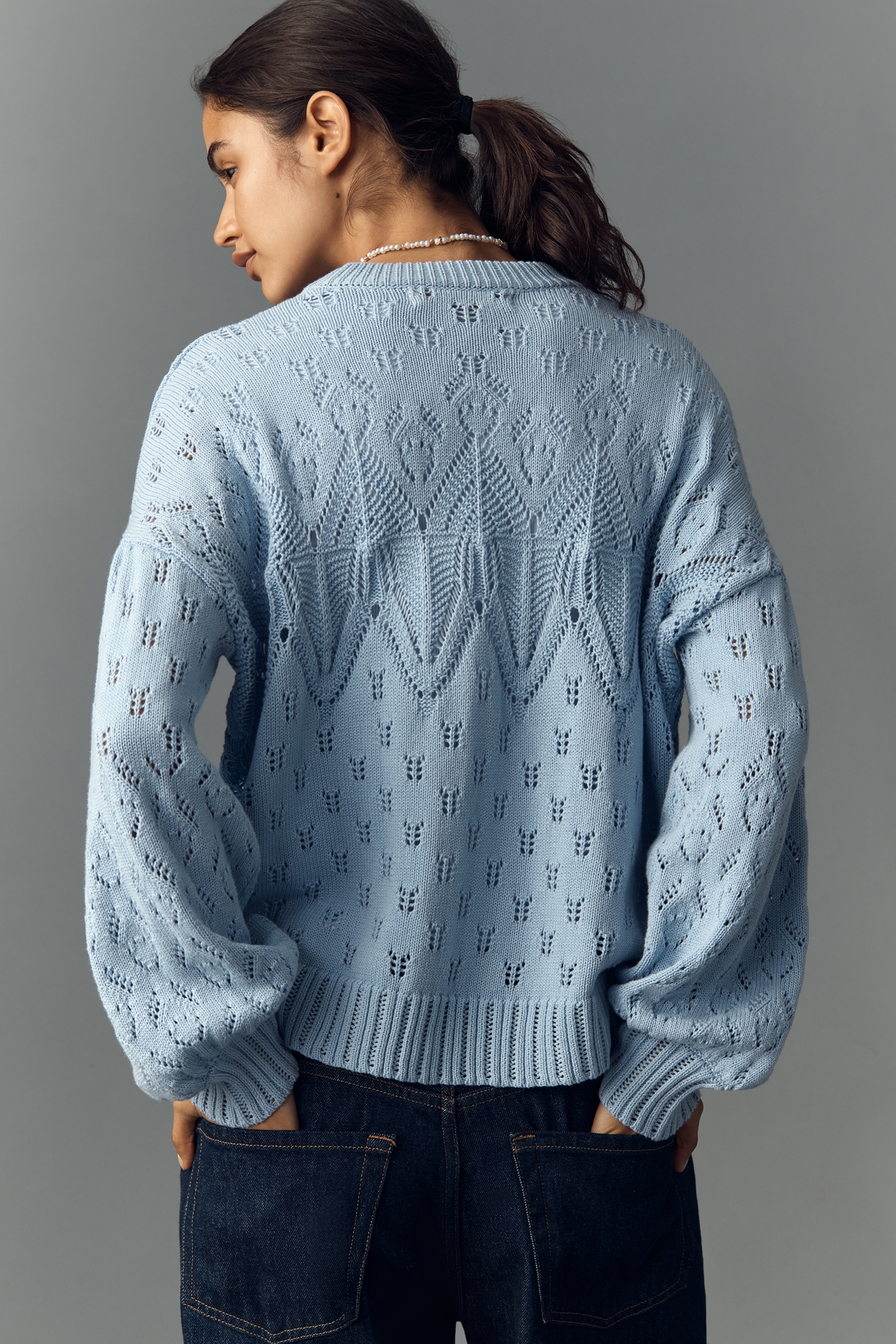 Bishop + Young Favorite Pointelle Knit Sweater