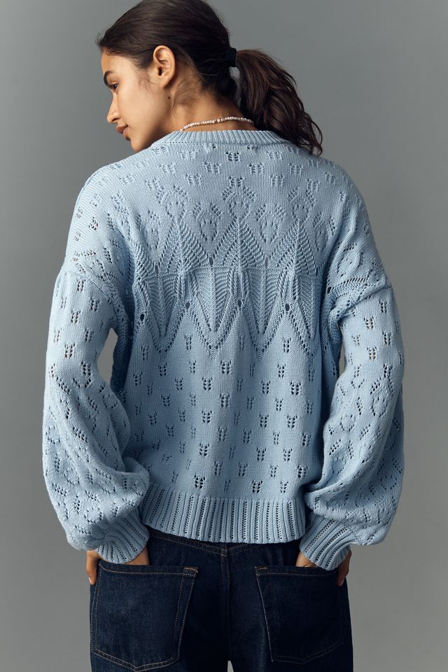 Bishop + Young Favorite Pointelle Knit Sweater #1