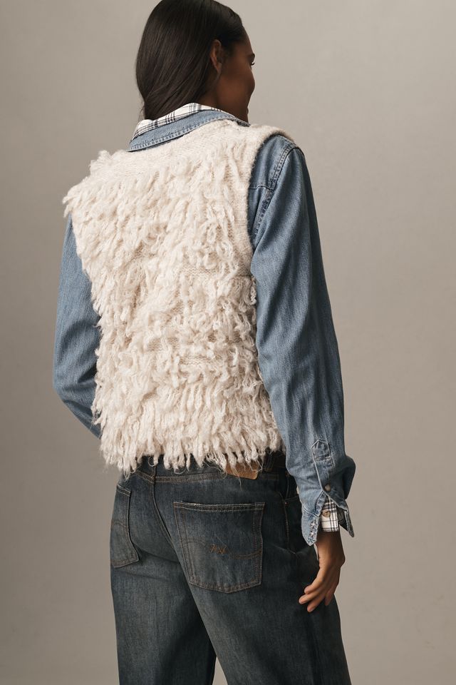Bishop + Young Fringe Sweater Vest | Anthropologie