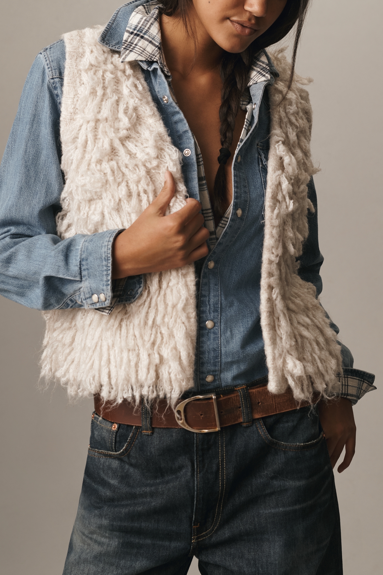 Bishop + Young Fringe Sweater Vest