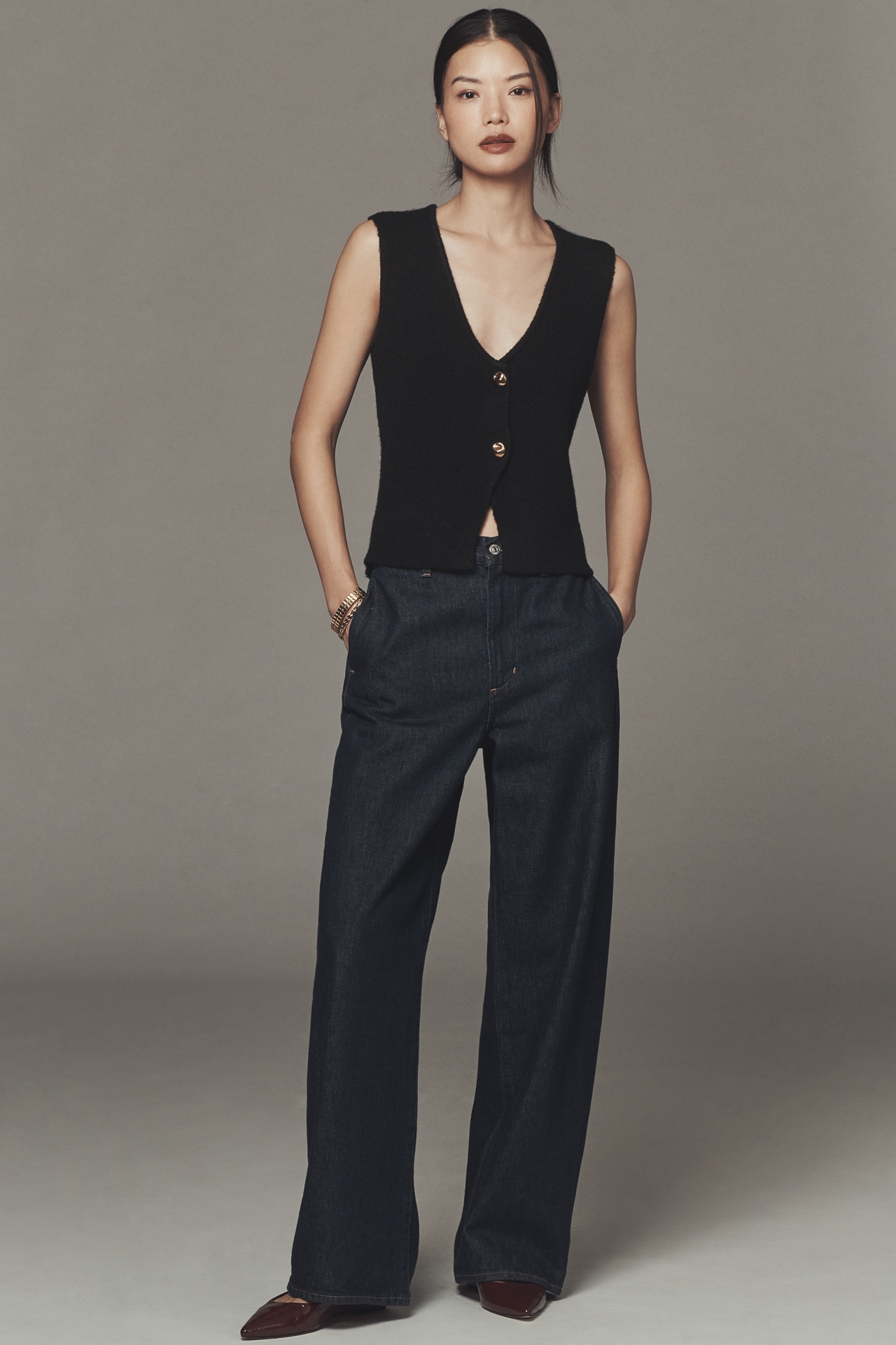 Bishop + Young Gelina V-Neck Sweater Tank