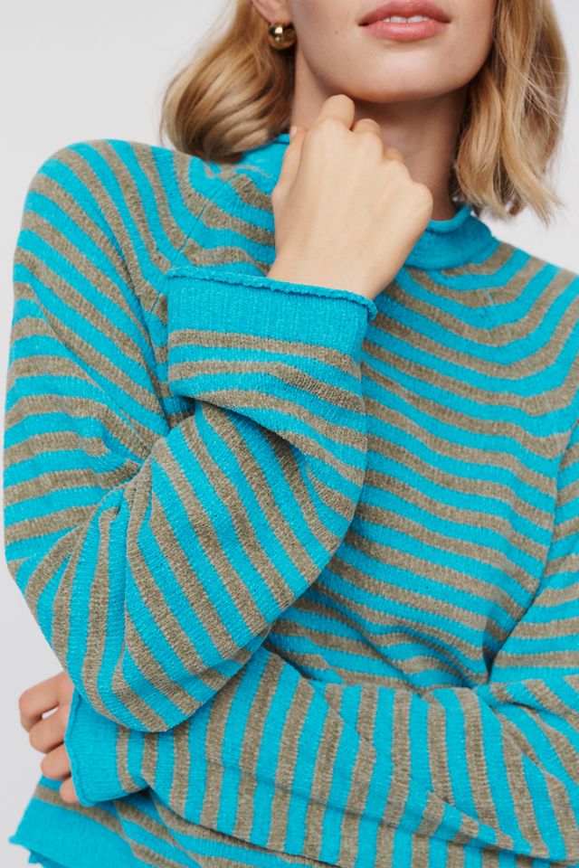 American Vintage Ekewood 100% Cotton Striped Sweater #2