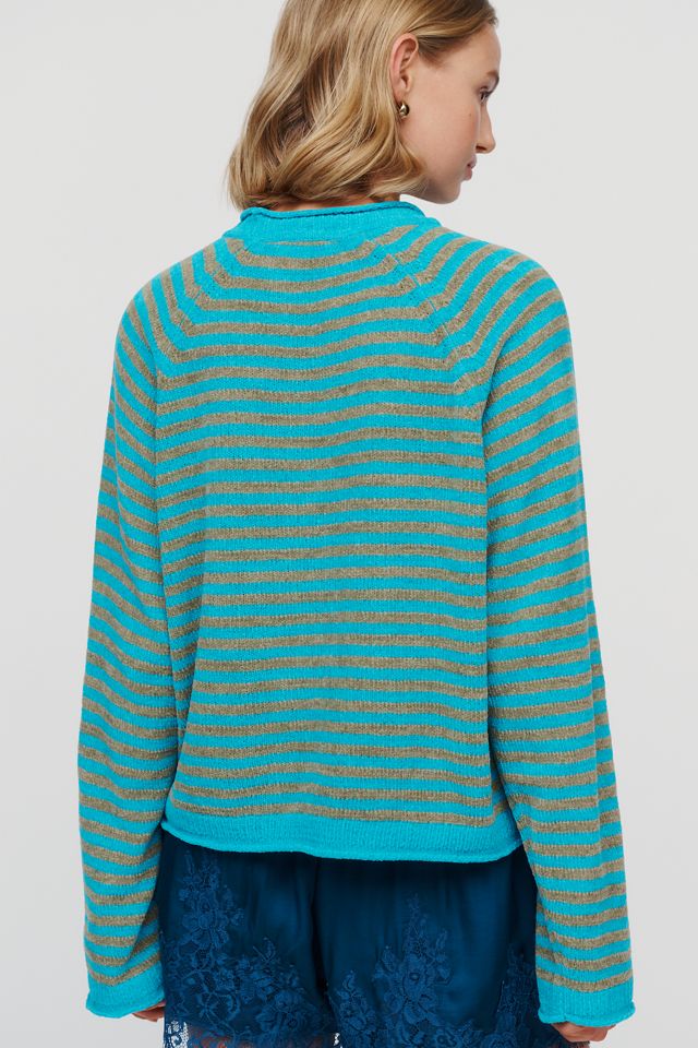 American Vintage Ekewood 100% Cotton Striped Sweater #3